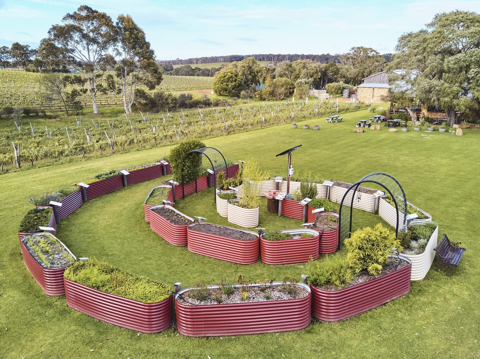Cullen Winery & Restaurant Garden Organic Biodynamics
